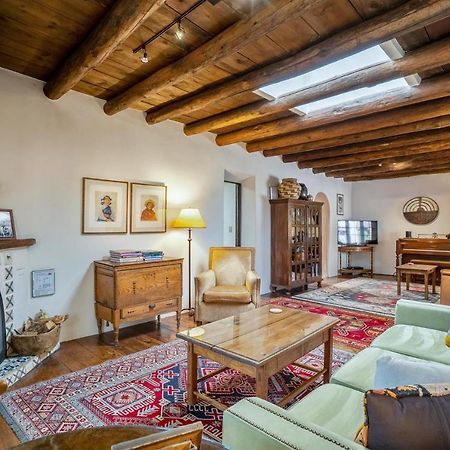 3BD Garcia Street Adobe Villa Santa Fe Eksteriør billede