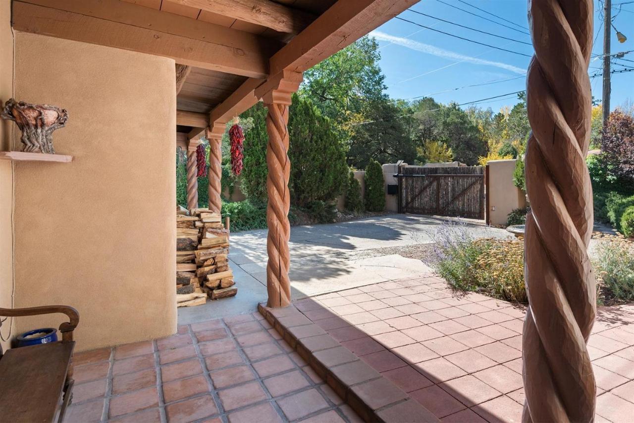 3BD Garcia Street Adobe Villa Santa Fe Eksteriør billede
