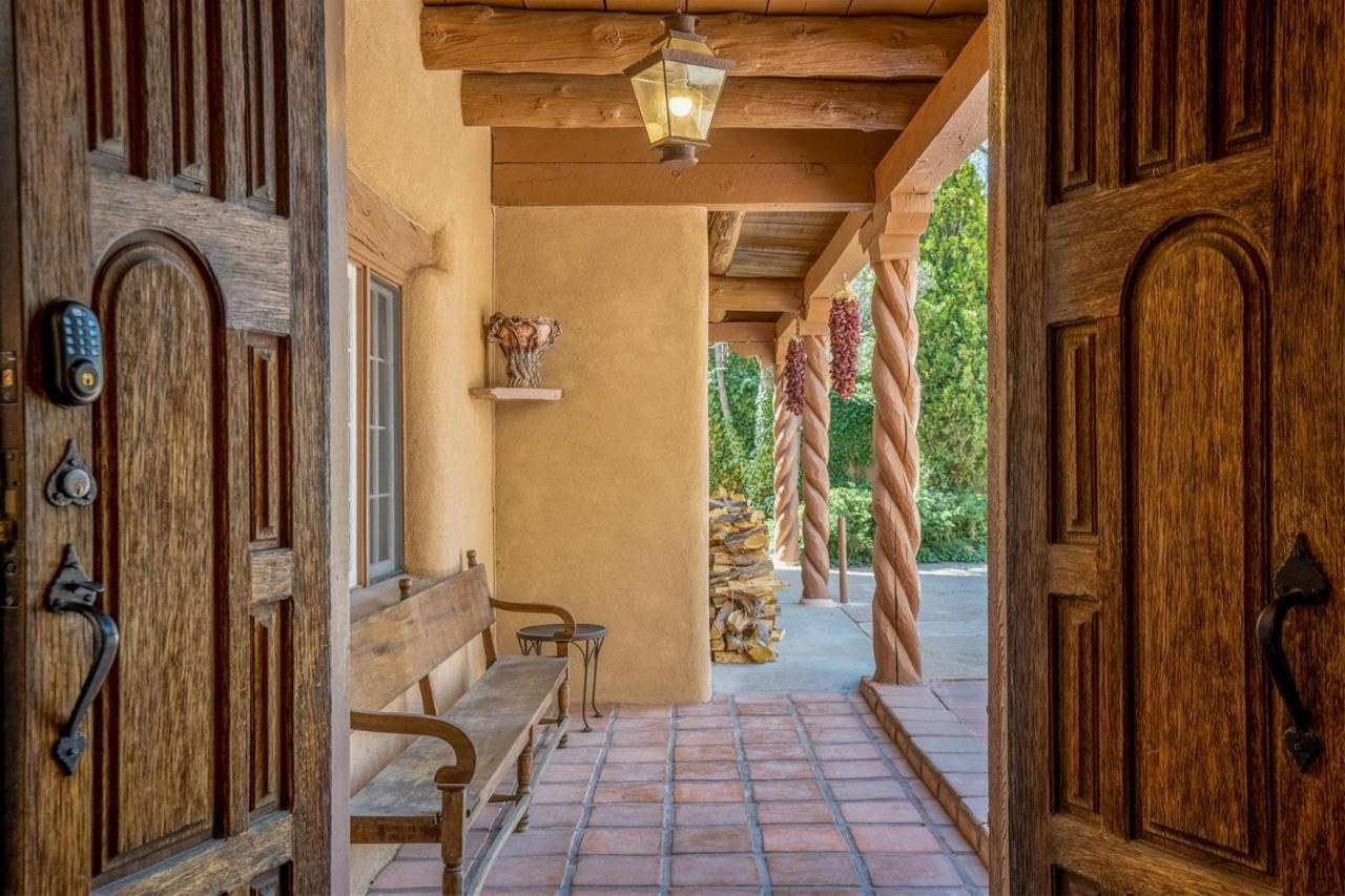 3BD Garcia Street Adobe Villa Santa Fe Eksteriør billede