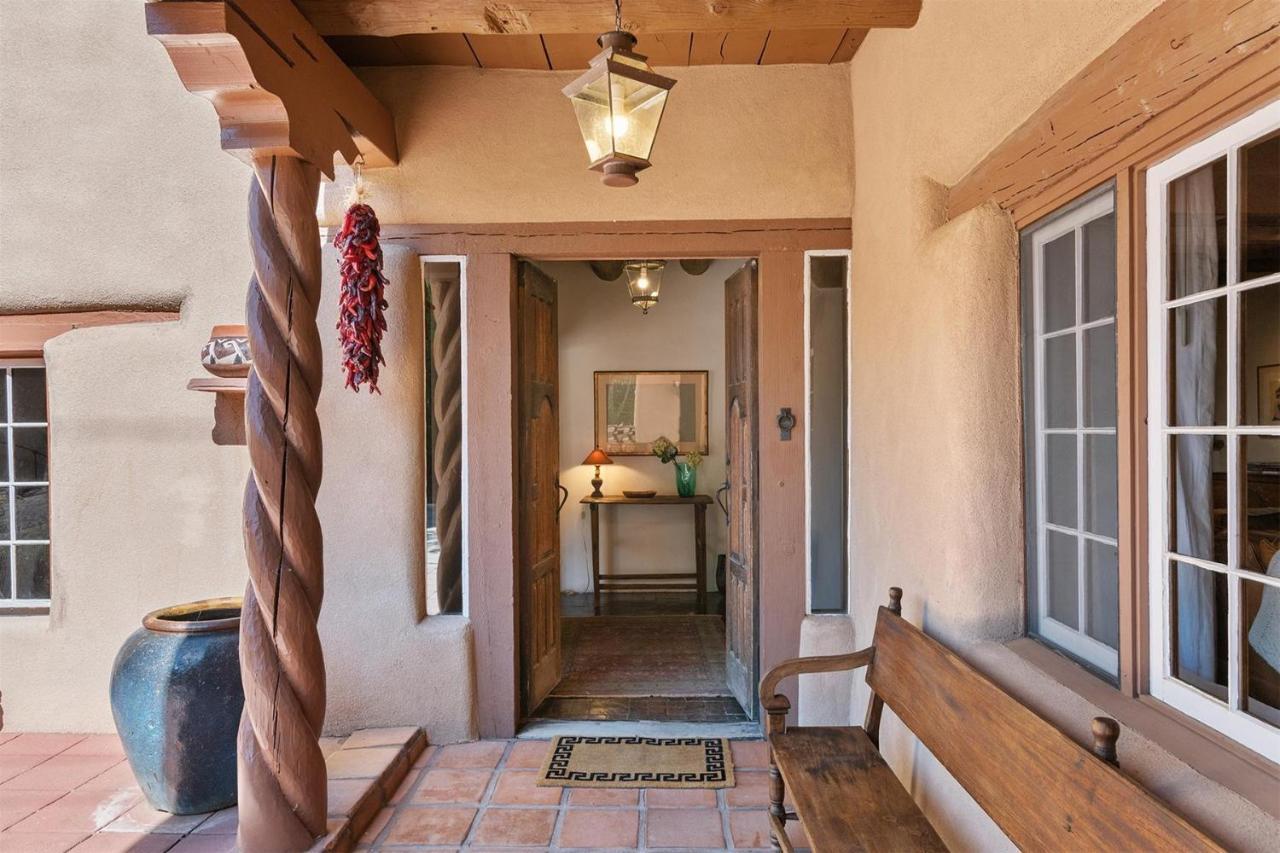 3BD Garcia Street Adobe Villa Santa Fe Eksteriør billede