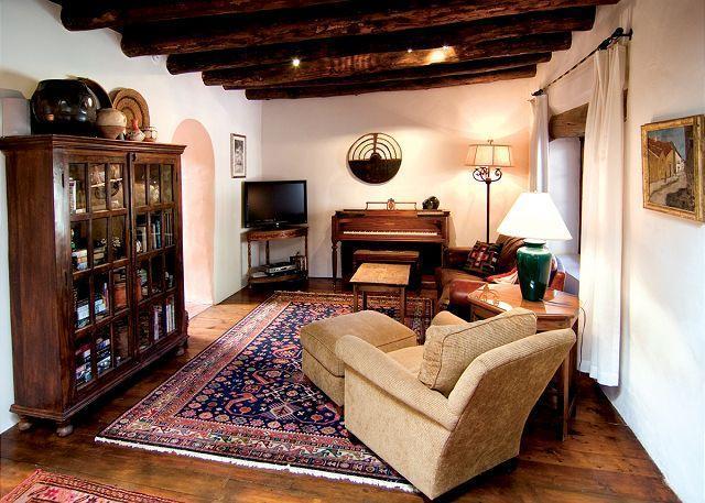 3BD Garcia Street Adobe Villa Santa Fe Eksteriør billede