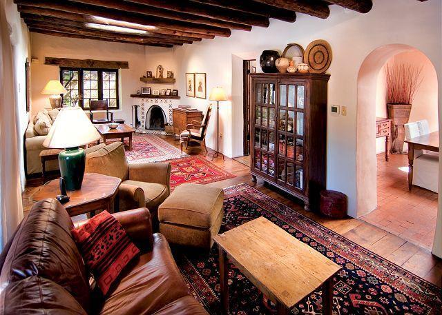 3BD Garcia Street Adobe Villa Santa Fe Eksteriør billede