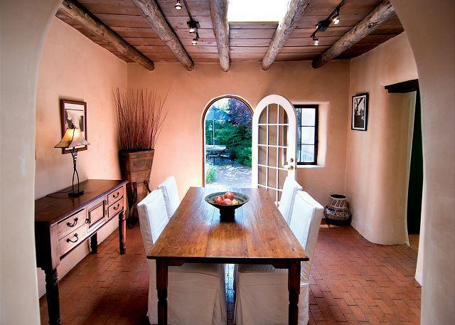 3BD Garcia Street Adobe Villa Santa Fe Eksteriør billede