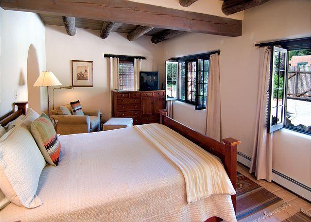 3BD Garcia Street Adobe Villa Santa Fe Eksteriør billede